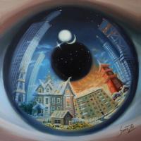 Landscape Dream - Angelos Dream - Oil On Canvas